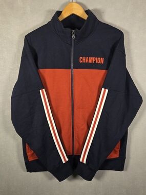 Champion brand men's full-zip sweater jacket (R526)